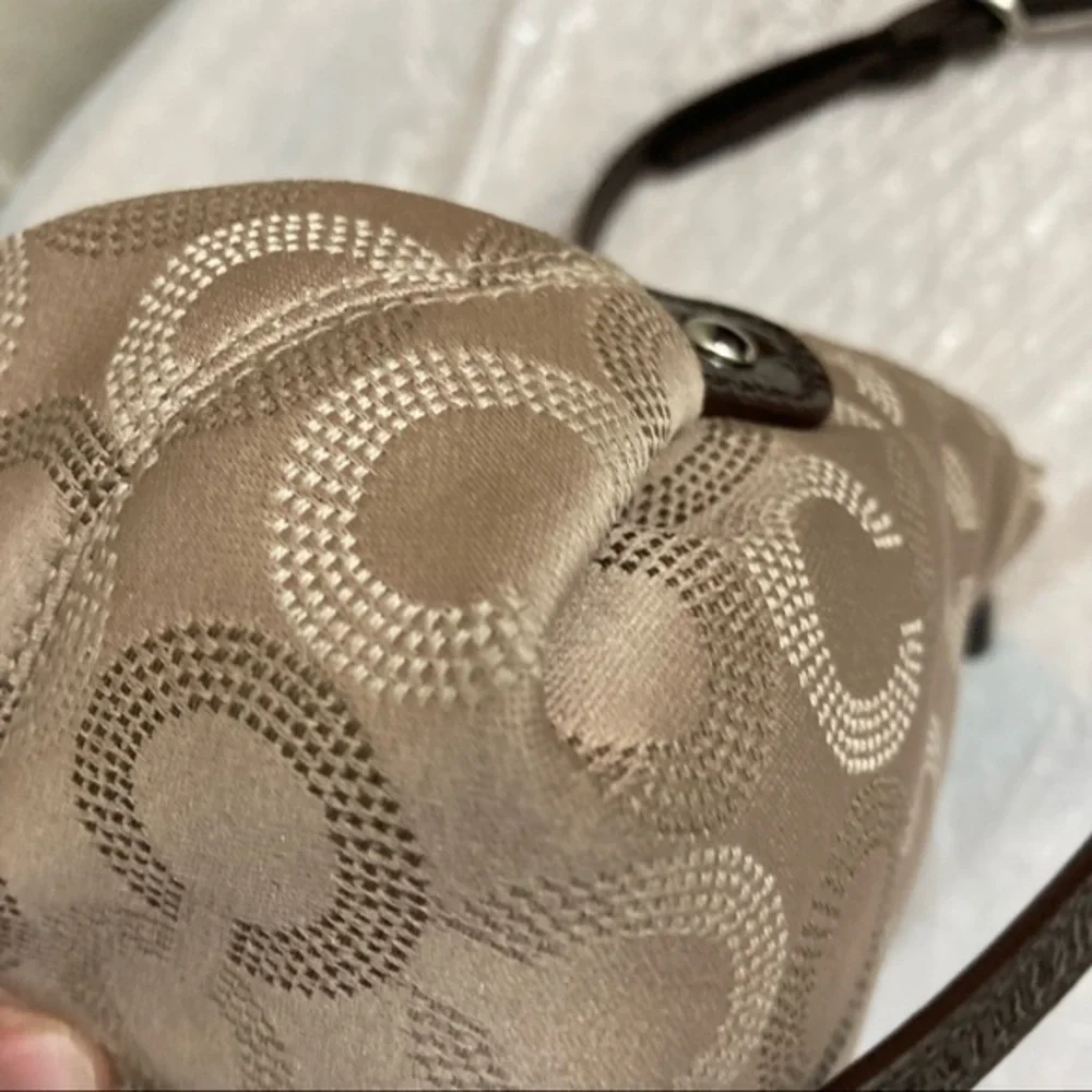 Coach Ashley op c brown crossbody bag
